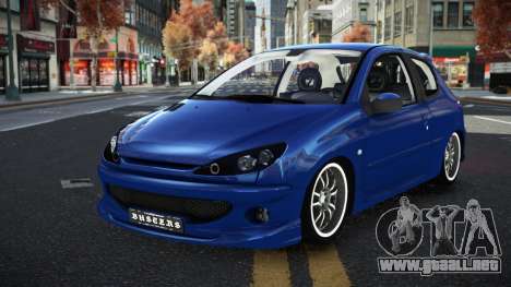Peugeot 206 Bafuka para GTA 4