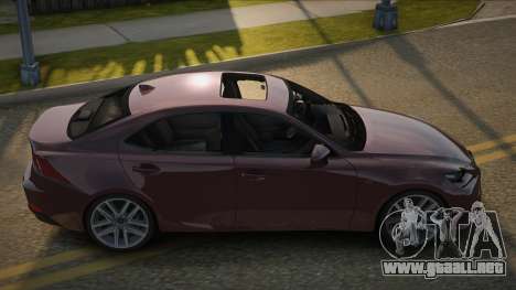 Lexus IS350 Rezor para GTA San Andreas