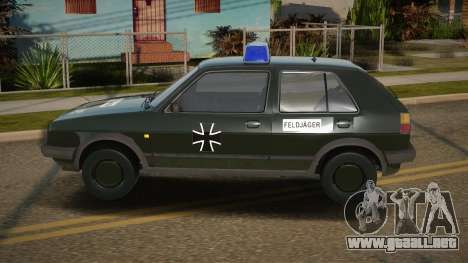 Volkswagen Golf Mk2 Feldjager 1991 para GTA San Andreas
