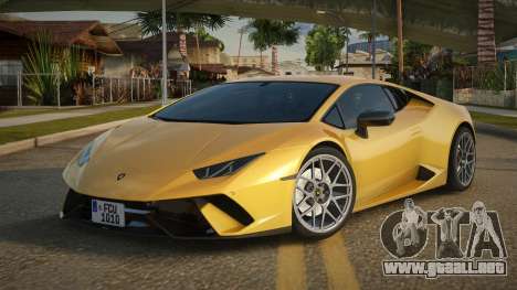 Lamborghini Huracan Performante 20th para GTA San Andreas