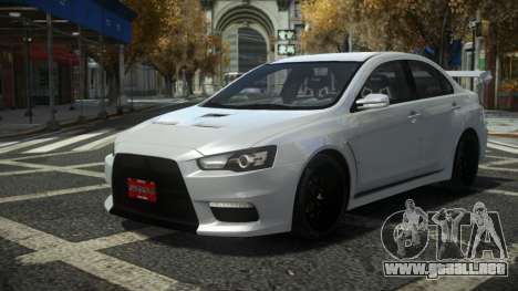 Mitsubishi Lancer Evolution X Rohisho para GTA 4