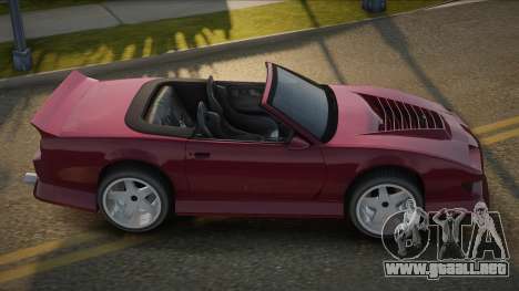 Pontiac Firebird Convertible V1.1 para GTA San Andreas