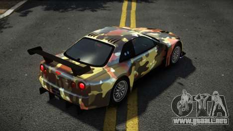 Nissan Skyline R34 Dibofas S8 para GTA 4
