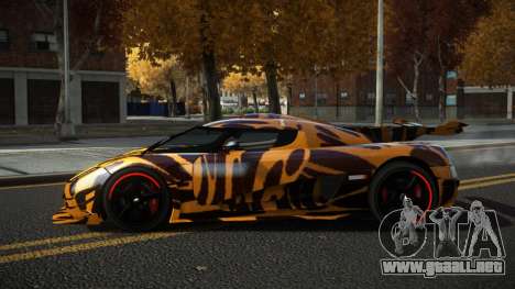 Koenigsegg Agera One Toshimy S1 para GTA 4