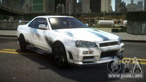 Nissan Skyline R34 Dezro S11 para GTA 4
