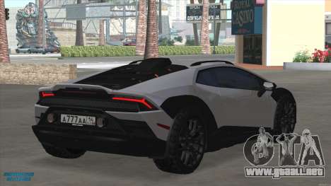 Lamborghini Huracan Sterrato 2024 para GTA San Andreas