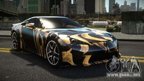 Lexus LFA Fibuna S5 para GTA 4