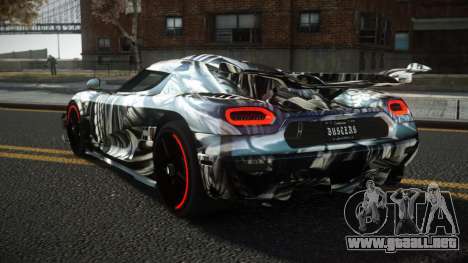 Koenigsegg Agera One Toshimy S4 para GTA 4