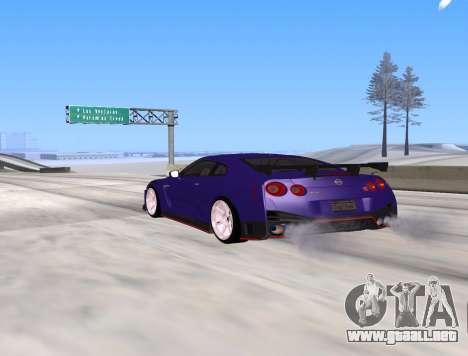 Nissan GT-R Nismo WT para GTA San Andreas