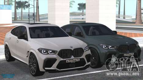 BMW X6M F96 Competition para GTA San Andreas