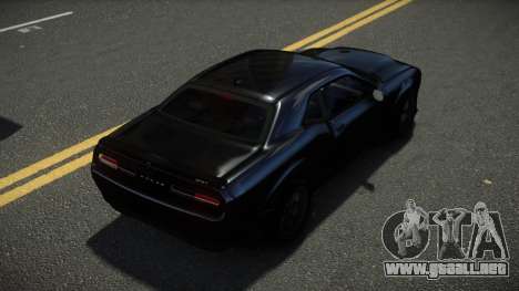 Dodge Challenger SRT Demon 2015 para GTA 4