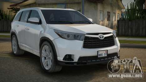 Toyota Highlander 2015 para GTA San Andreas