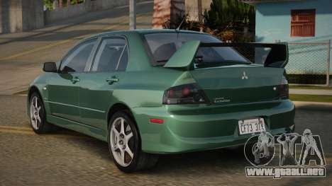 Mitsubishi Lancer Evolution VIII F-Sport para GTA San Andreas