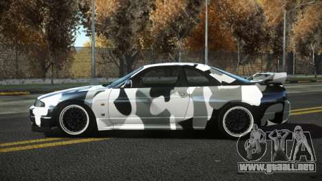 Nissan Skyline R33 Fahuz S8 para GTA 4