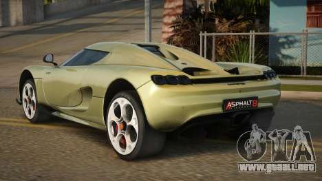 Koenigsegg CC850 Z-Sport para GTA San Andreas