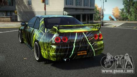 Nissan Skyline R33 Hikoshi S9 para GTA 4