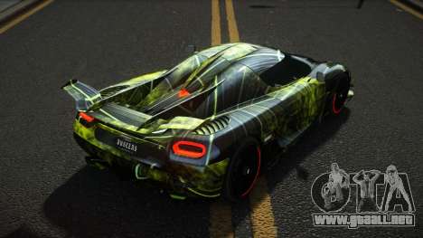 Koenigsegg Agera One Toshimy S12 para GTA 4