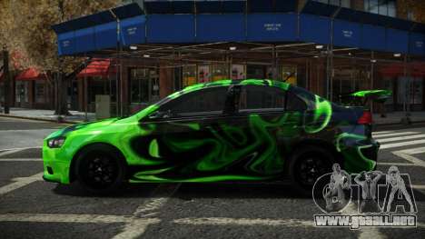 Mitsubishi Lancer Evolution X Rohisho S7 para GTA 4