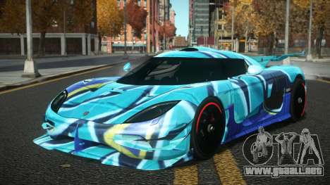 Koenigsegg Agera One Toshimy S11 para GTA 4