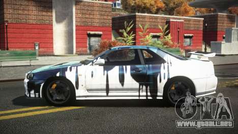 Nissan Skyline R34 Dezro S5 para GTA 4
