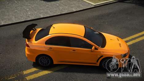 Mitsubishi Lancer Evo X Rasoldy para GTA 4