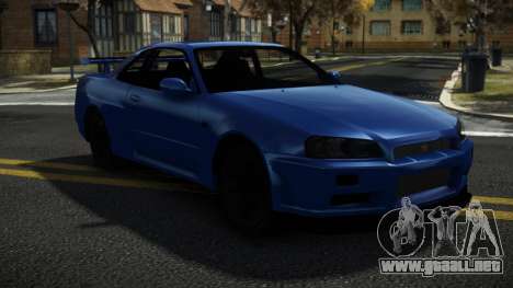 Nissan Skyline R34 Terihos para GTA 4