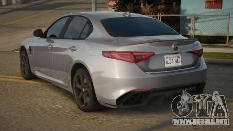 Alfa Romeo Giulia Norfas para GTA San Andreas