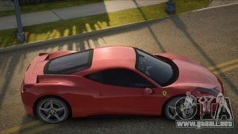 Ferrari 458 Italia Secrom para GTA San Andreas