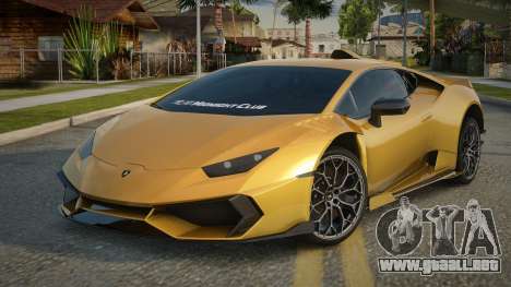 Lamborghini Huracan ARG para GTA San Andreas