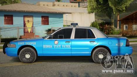 Georgia State Patrol 2003 Ford Crown Victoria para GTA San Andreas