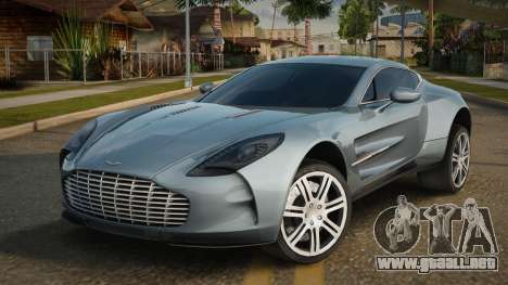 Aston Martin One-77 Spola para GTA San Andreas
