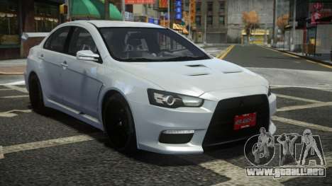 Mitsubishi Lancer Evolution X Rohisho para GTA 4