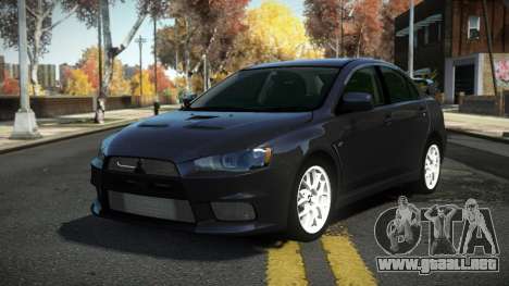 Mitsubishi Lancer Evo X Ulisapo para GTA 4