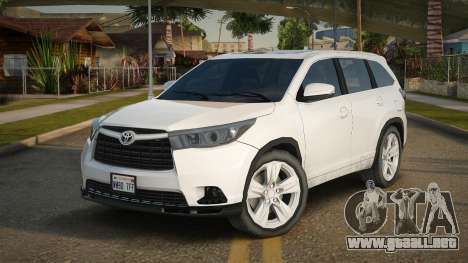 Toyota Highlander 2015 para GTA San Andreas