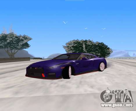 Nissan GT-R Nismo WT para GTA San Andreas