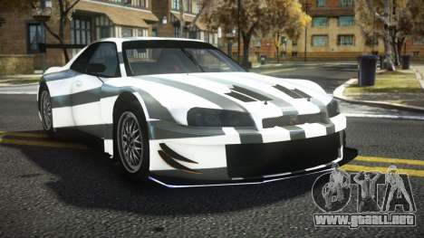 Nissan Skyline R34 Dibofas S1 para GTA 4