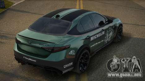 Alfa Romeo Giulia JP para GTA San Andreas