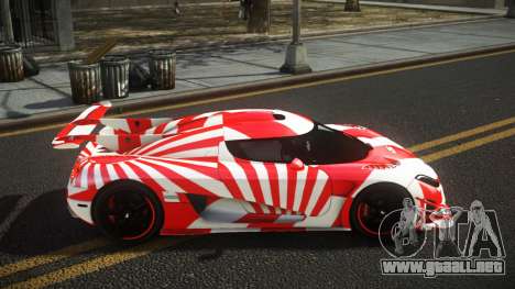 Koenigsegg Agera One Toshimy S6 para GTA 4