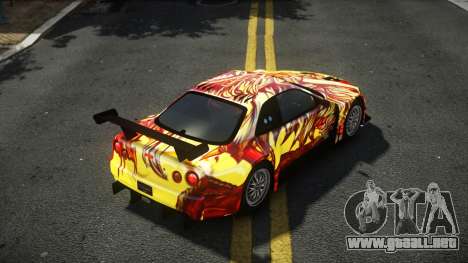 Nissan Skyline R34 Dibofas S12 para GTA 4