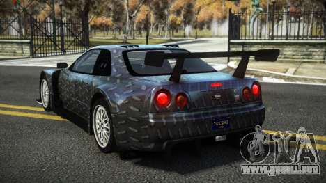Nissan Skyline R34 Dibofas S13 para GTA 4
