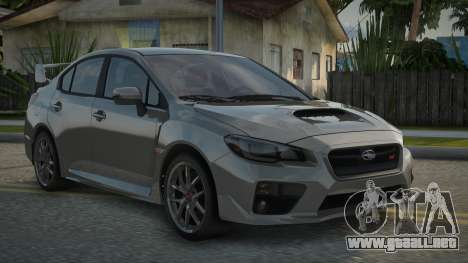 Subaru Impreza WRX STI Alisto para GTA San Andreas