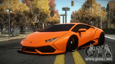 Lamborghini Huracan Shikomy para GTA 4