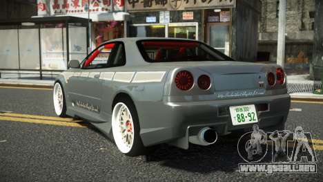 Nissan Skyline R34 Vuzax para GTA 4