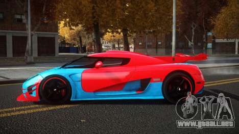 Koenigsegg Agera One Toshimy S3 para GTA 4