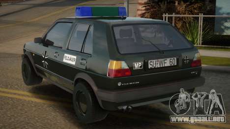 Volkswagen Golf Mk2 Feldjager 1991 para GTA San Andreas