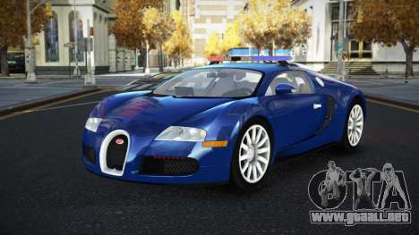 Bugatti Veyron 16.4 Police FT para GTA 4