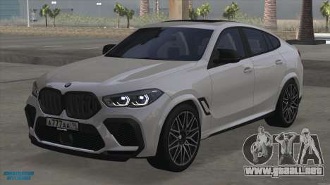 BMW X6M F96 Competition para GTA San Andreas