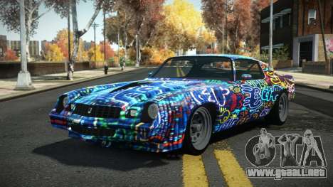 Chevrolet Camaro Z28 Rikaspo S3 para GTA 4