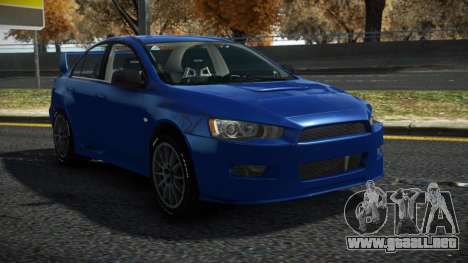 Mitsubishi Lancer Evo X Gune para GTA 4