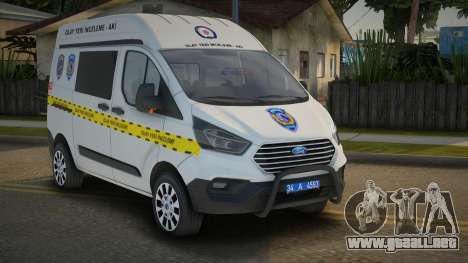 Ford Transit Custom XL Olay Yeri İnceleme para GTA San Andreas